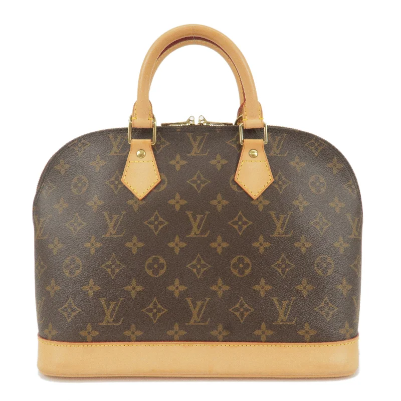 Louis Vuitton Speedy bags in monogram canvas for a classic lookLouis Vuitton Monogram Alma Hand Bag M51130