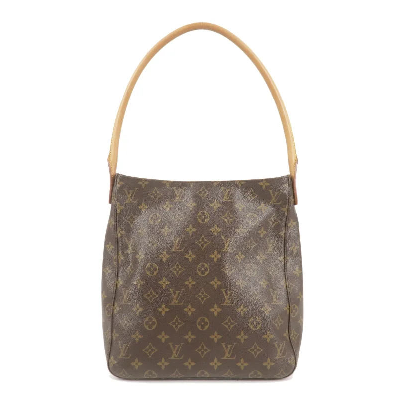 Louis Vuitton crossbody bags with adjustable shoulder straps for comfortLouis Vuitton Monogram Looping GM Shoulder Bag Brown M51145