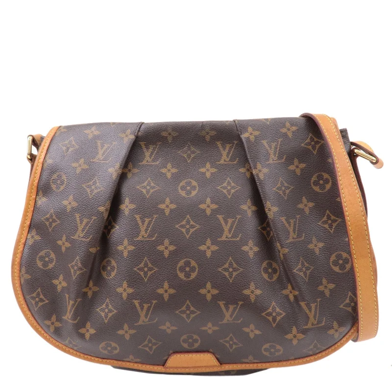 Louis Vuitton crossbody bags with adjustable shoulder straps for comfortLouis Vuitton Monogram Menilmontant MM Shoulder Bag M40473