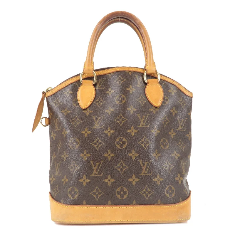 Ladies Louis Vuitton shoulder bags with a single - handle silhouetteLouis Vuitton Monogram Lock It Hand Bag M40102