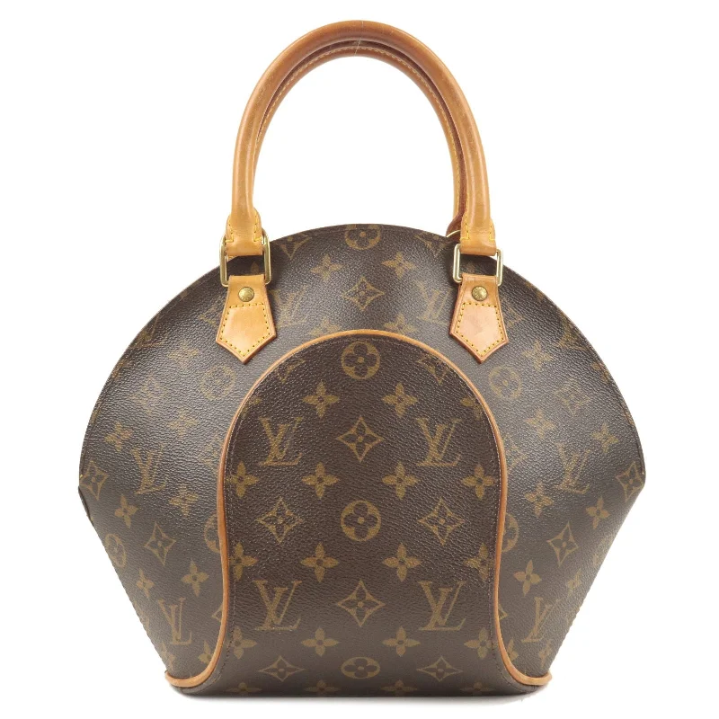 Louis Vuitton tote bags with a printed LV logo on the front for brand visibilityLouis Vuitton Monogram Ellipse PM Hand Bag M51127