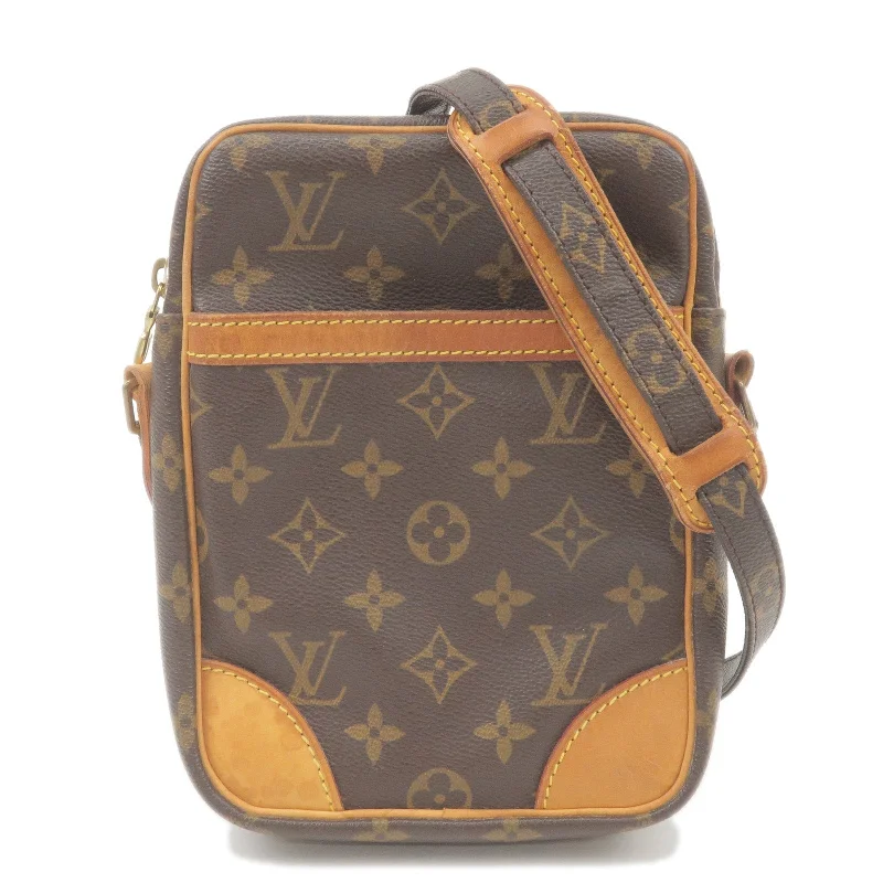 Ladies Louis Vuitton Petite Malle bags with a star - shaped charm for cutenessLouis Vuitton Monogram Danube Shoulder Bag M45266