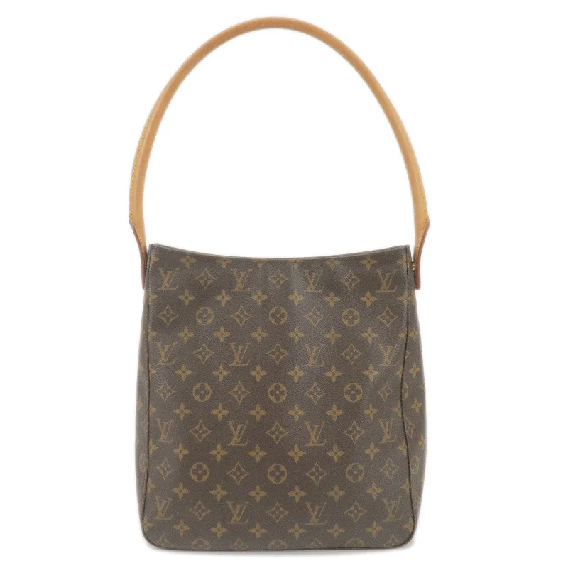 Louis Vuitton bags with a front - flap pocket for quick - access itemsLouis Vuitton Monogram Looping GM Shoulder Bag M51145