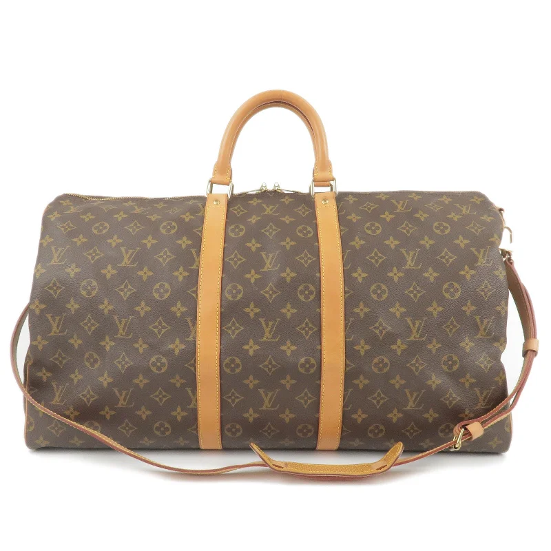 Louis Vuitton Alma bags featuring the signature top - handle designLouis Vuitton Monogram Keep All Bandouliere 55 Bag M41414