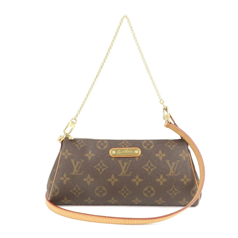 Louis Vuitton Alma bags featuring the signature top - handle designLouis Vuitton Monogram Eva 2Way Shoulder Bag Pouch M95567