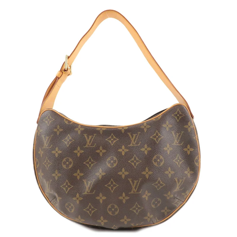 Louis Vuitton bags with a front - flap pocket for quick - access itemsLouis Vuitton Monogram Croissant MM Hand Bag Shoulder Bag M51512