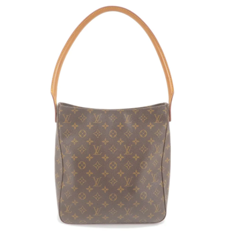 Louis Vuitton bags with a zippered interior pocket for better organizationLouis Vuitton Monogram Looping GM Shoulder Bag M51145