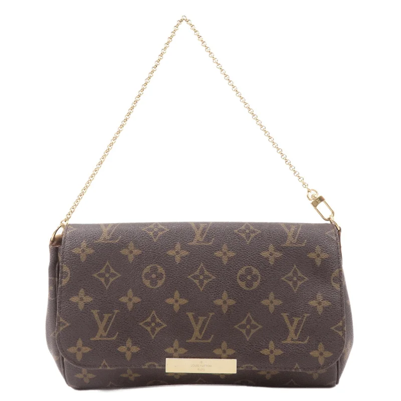 Ladies Louis Vuitton Capucines bags with a detachable shoulder strapLouis Vuitton Monogram Favorite MM 2Way Shoulder Bag M40718