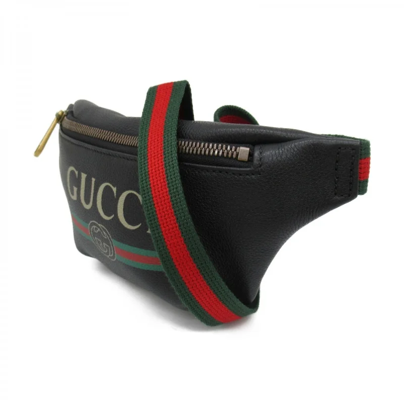 Women Gucci crossbody bags with a woven leather strapGucci Print Waist Pouch