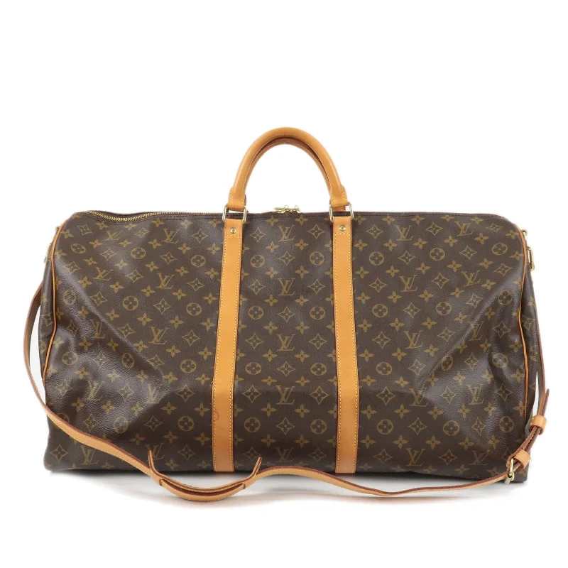 Small - sized Louis Vuitton Pochette Metis bags for a compact carryLouis Vuitton Monogram Keep All Bandouliere 60 Bag M41412