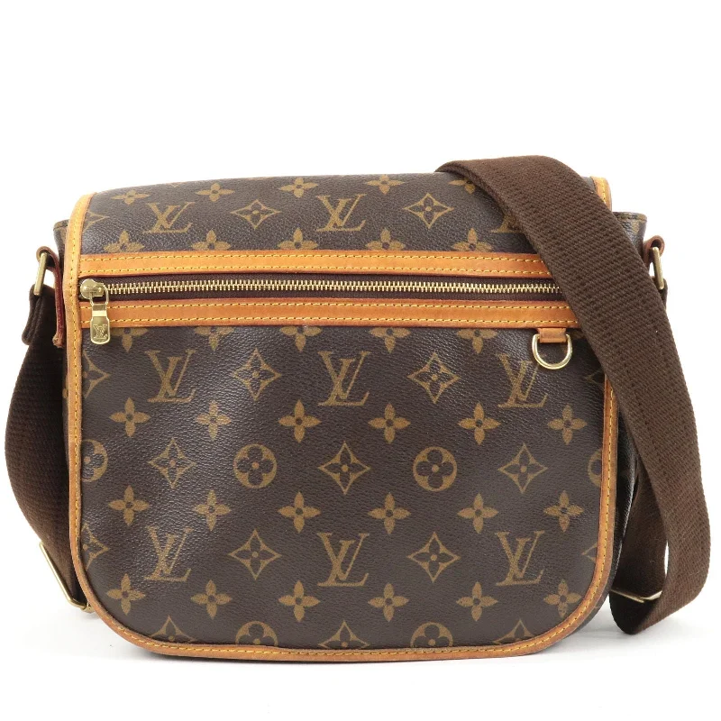 Ladies Louis Vuitton shoulder bags with a magnetic - closure flap for easeLouis Vuitton Monogram Messenger Bosphore PM Shoulder Bag M40106