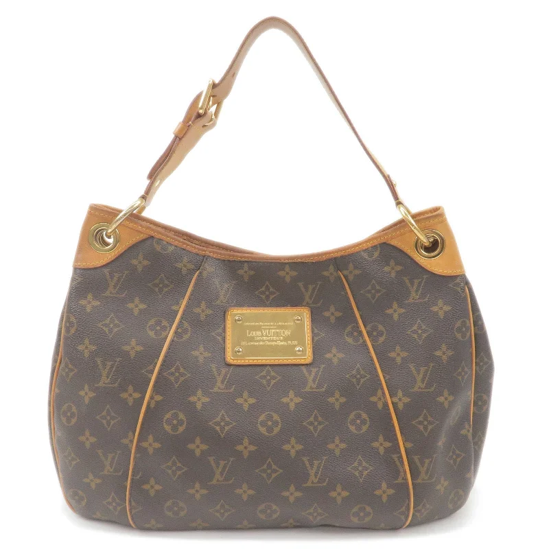 Louis Vuitton bags with a zip - around closure for enhanced securityLouis Vuitton Monogram Galliera PM Shoulder Bag M56382