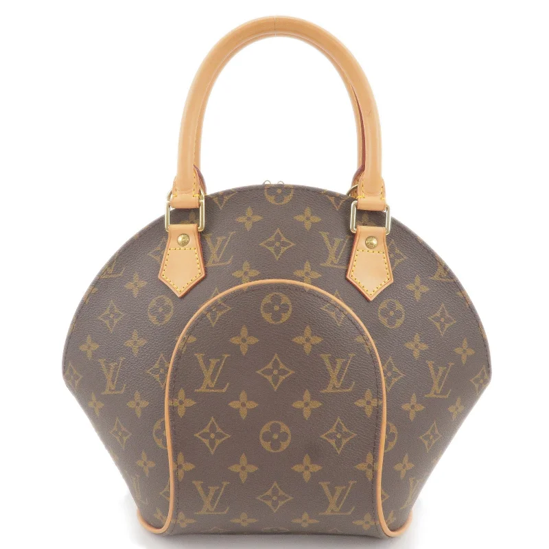 Louis Vuitton bags with a front - zip pocket for small items like keysLouis Vuitton Monogram Ellipse PM Hand Bag M51127