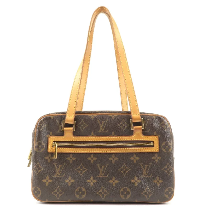 Louis Vuitton crossbody bags with a keychain holder for practicalityLouis Vuitton Monogram Cite MM Shoulder Bag Hand Bag M51182