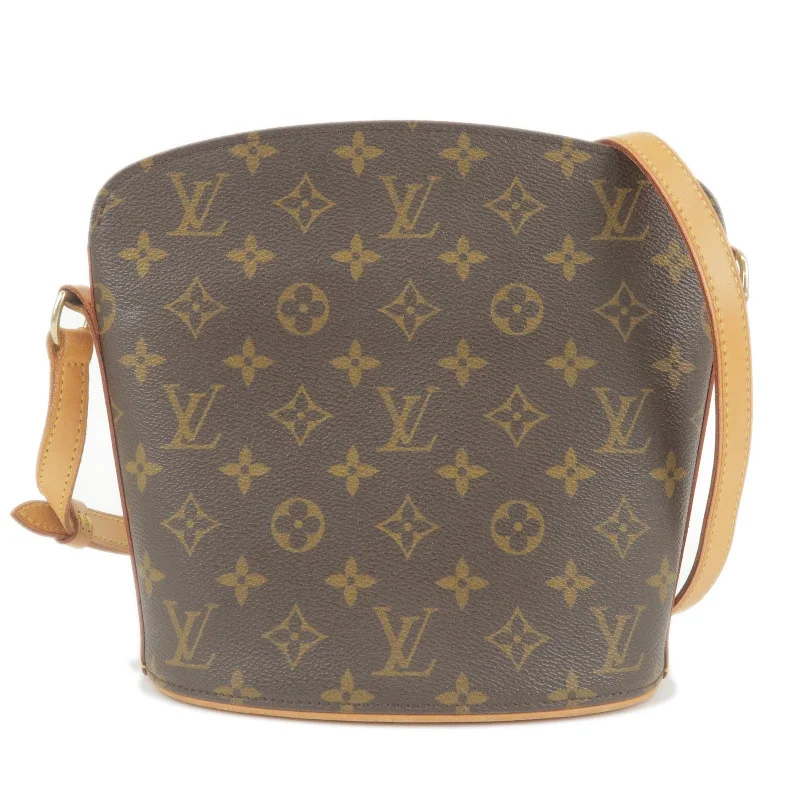 Louis Vuitton crossbody bags with a keychain holder for practicalityLouis Vuitton Monogram Drouot Cross Body Shoulder Bag M51290