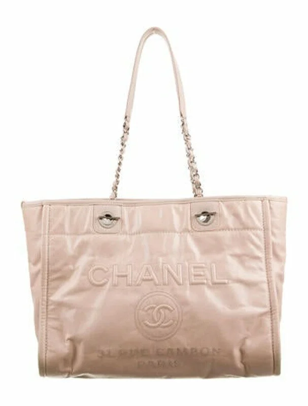 Chanel bags perfect for everyday elegCHANEL Glazed Calfskin Deauville Tote