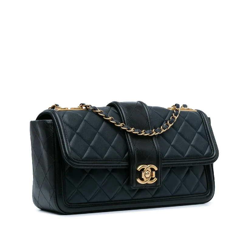 Chanel Small Crossbody Bag for TravelChanel Large Quilted Lambskin Elegant CC Flap (wLeTJV)