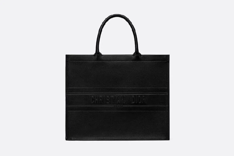 Chanel bags for a polished and professional appearanceStylish Christian Dior shoulder bags with a tassel - adorned zipperDior r Book Tote Black Calfskin