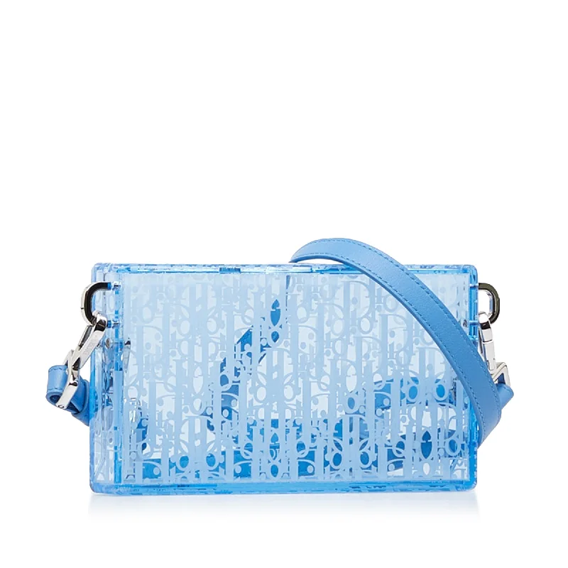 Chanel bags with iconic stitching detailsTrendsetting Christian Dior crossbody bags with a colorful strapDIOR Oblique Acrylic Box Crossbody Bag