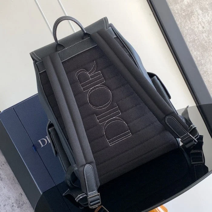 Chanel Black Handbag for Business MeetingsChristian Dior tote bags with a printed Dior logo on the frontDior Saddle Backpack Black Grained Calfskin