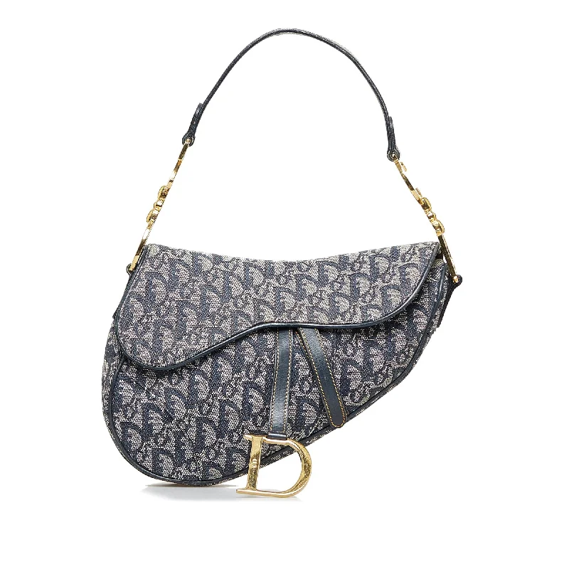 Chanel classicChristian Dior backpacks with a sleek, minimalist silhouetteDior Saddle Bag Blue Oblique Canvas