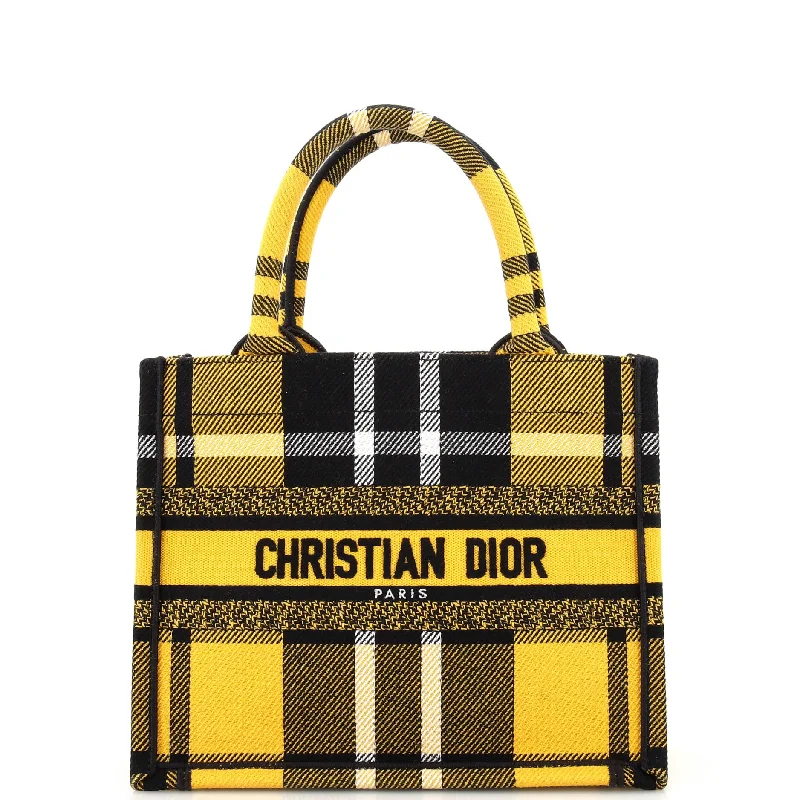 Chanel Colorful Handbag for Spring OutfitsChristian Dior bags with a detachable coin purse insideBook Tote Tartan Check Canvas Small