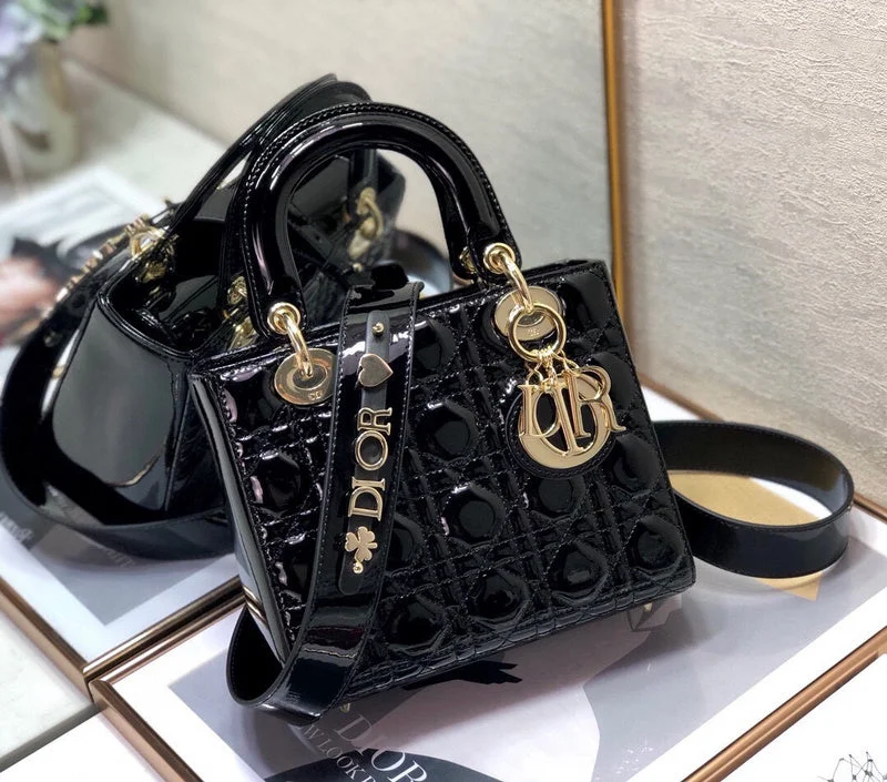 Chanel bags with exclusive seasonal designs and materialsChristian Dior handbags with a detachable mirror for on - the - go touch - upsWF - Dior Bags - 369