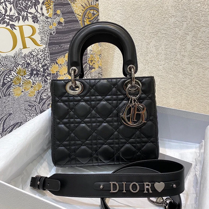 Chanel bags with iconic gold chainsChristian Dior Saddle bags with a patent leather finish for a shiny lookWF - Dior Bags - 376