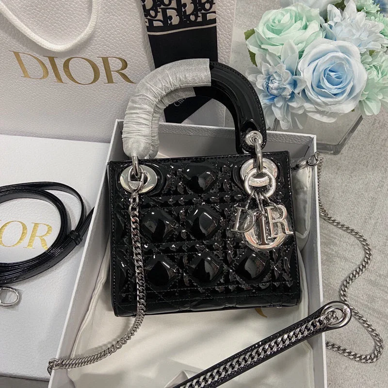 Chanel Quilted Leather Shoulder Bag for FashionistasChristian Dior tote bags with a double - handle and shoulder - strap optionWF - Dior Bags - 419