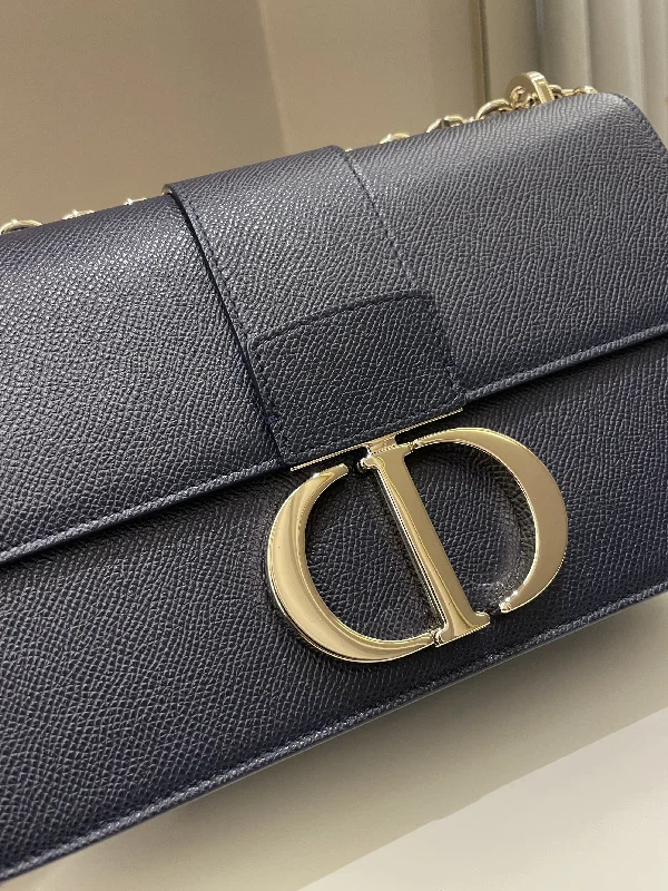 Chanel bags for women who love timeless fashionChristian Dior handbags with a detachable mirror for on - the - go touch - upsDior Montaigne 30 Bag Navy Grained Leather